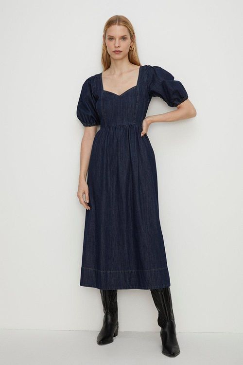 Denim Midi Dress