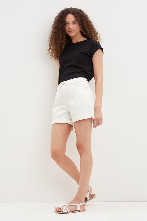 Womens Petite Denim Shorts