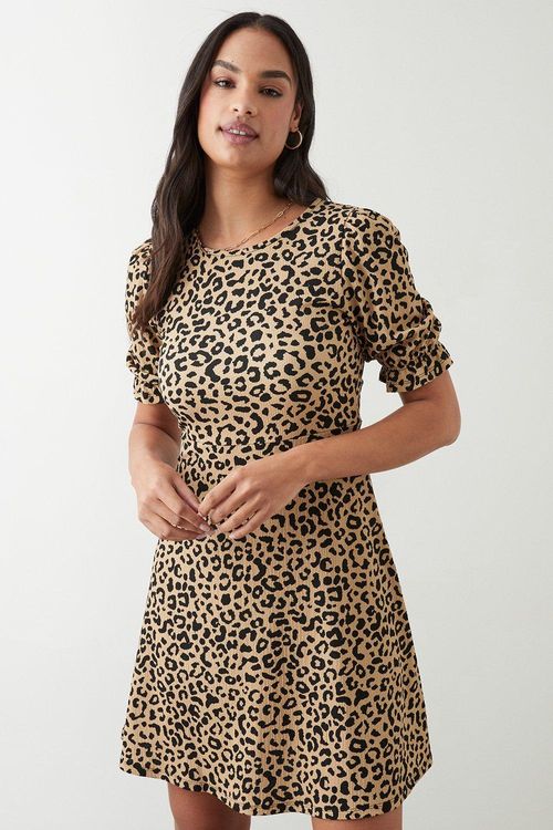 Womens Leopard Print Short...