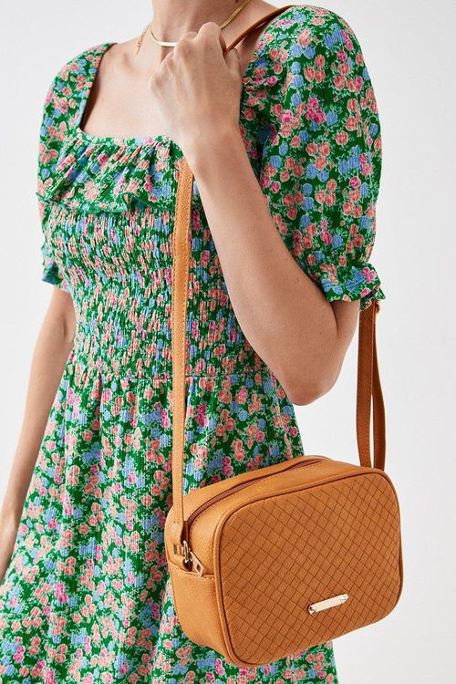 Womens Daisy Woven Crossbody...