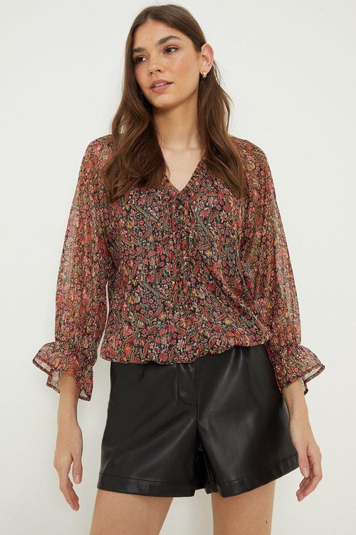 Womens Chiffon Ditsy Floral...