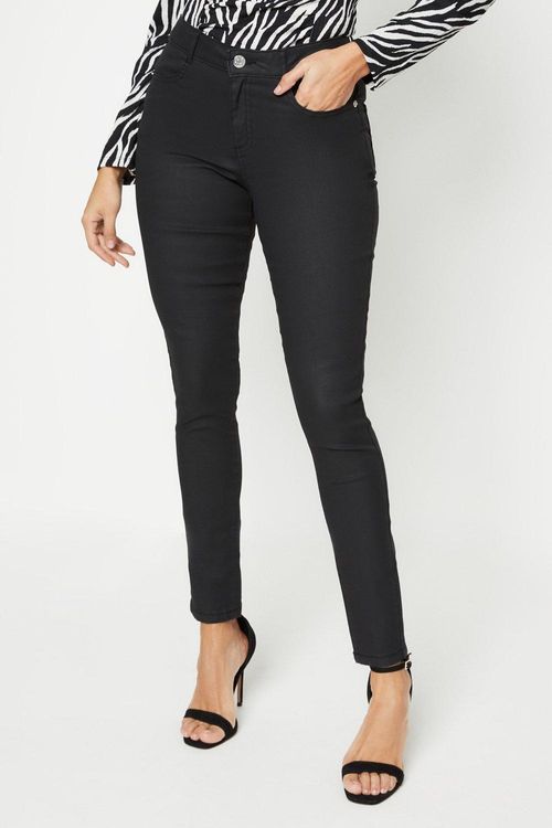 Womens Coated Frankie Skinny...