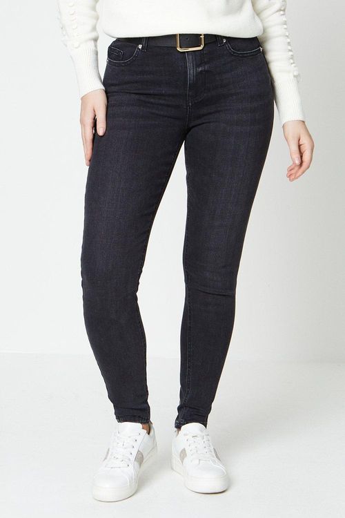 Womens High Rise Skinny Jeans