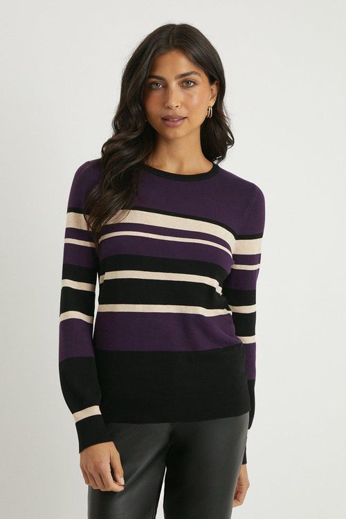 Womens Stripe Colourblock...