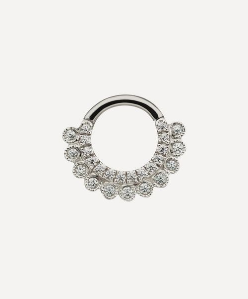 Maria Tash 14ct 8mm Cubic...