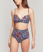 Kiya High-Waist Bandeau Bikini Set