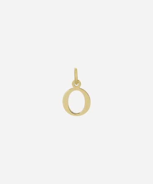 Liberty 9ct Gold Letter O...