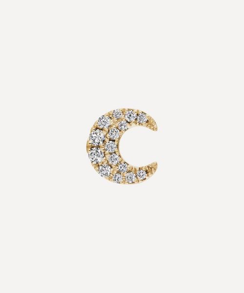 Maria Tash 18ct Diamond Moon...