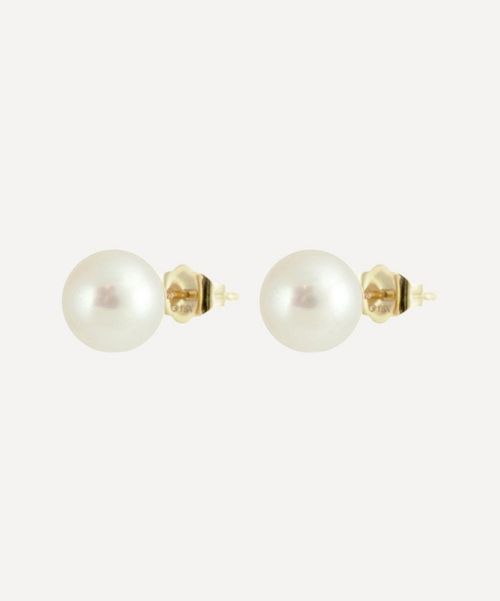 Kojis Pearl Stud Earrings One...