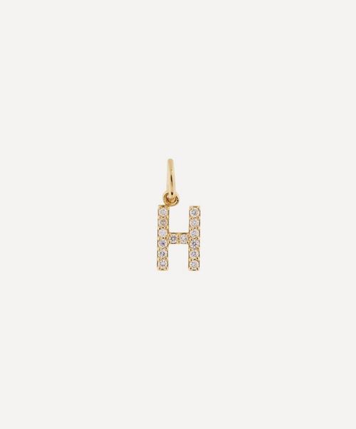 Liberty 18ct Gold Letter H...
