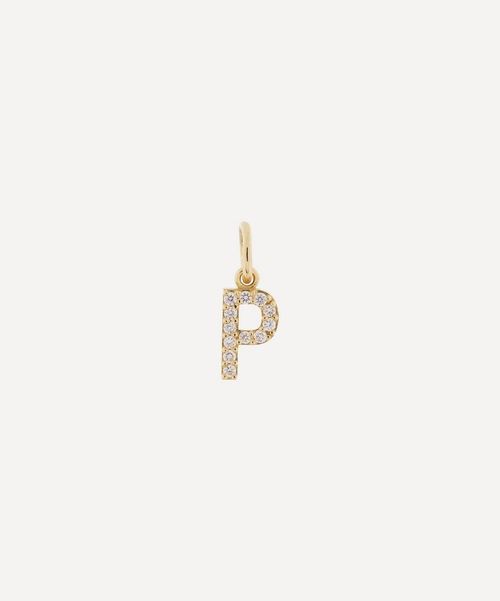 Liberty 18ct Gold Letter P...