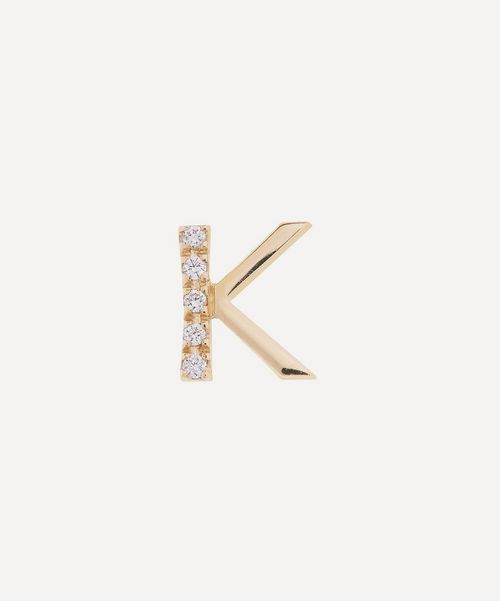 Liberty 9ct Gold Letter K...