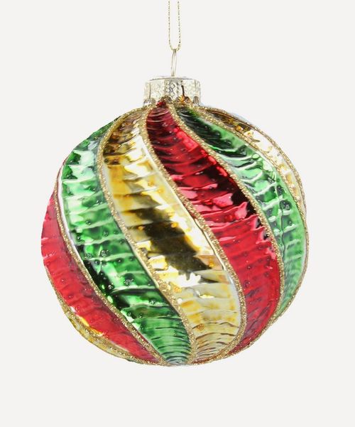 Christmas Glass Spiral Bauble...