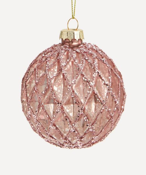 Christmas Pink Hexagon Effect...