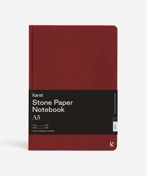 Karst Stone Paper A5 Hard Pinot Blank Notebook One size