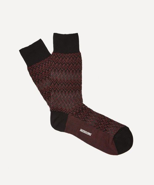 Missoni Tonal Zig-zag Socks...