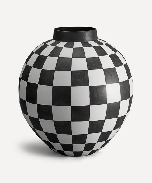 L'Objet Damier X-Large Vase One size