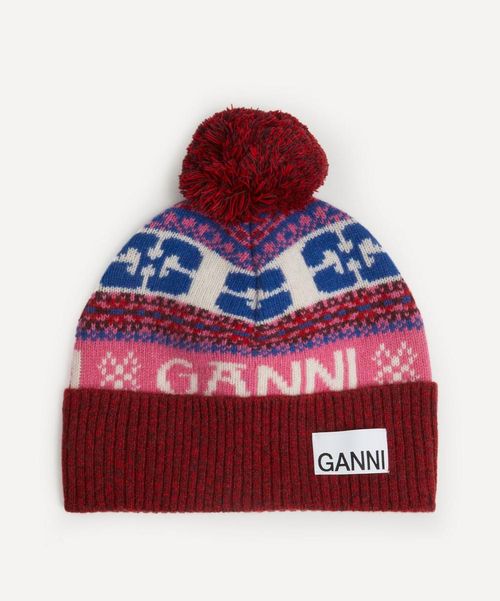 Ganni Women's Graphic Wool...