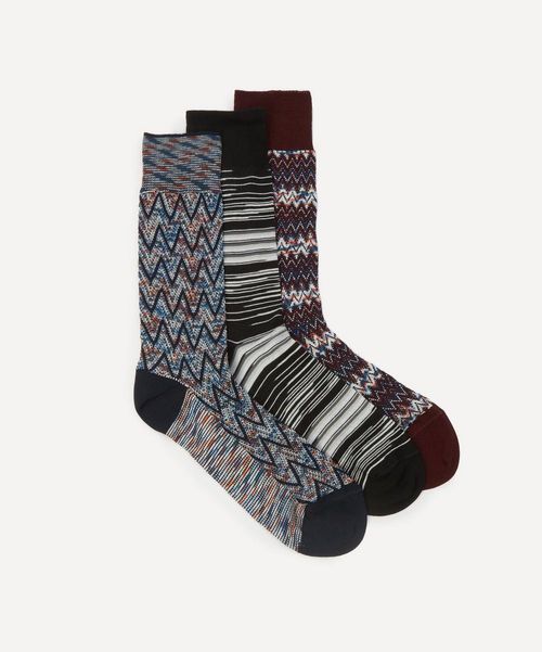 Missoni Mens Three-Pack Socks...