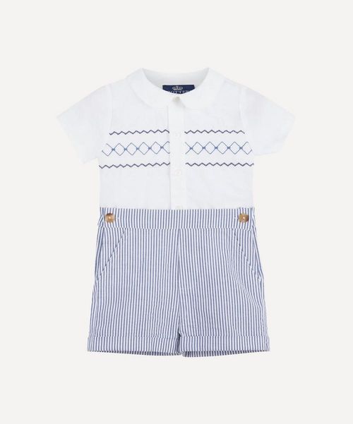 Trotters Two Piece Smocked...