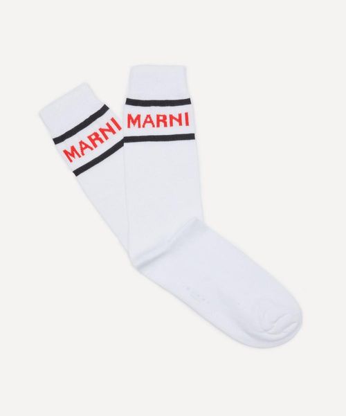 Marni Mens Logo Intarsia...