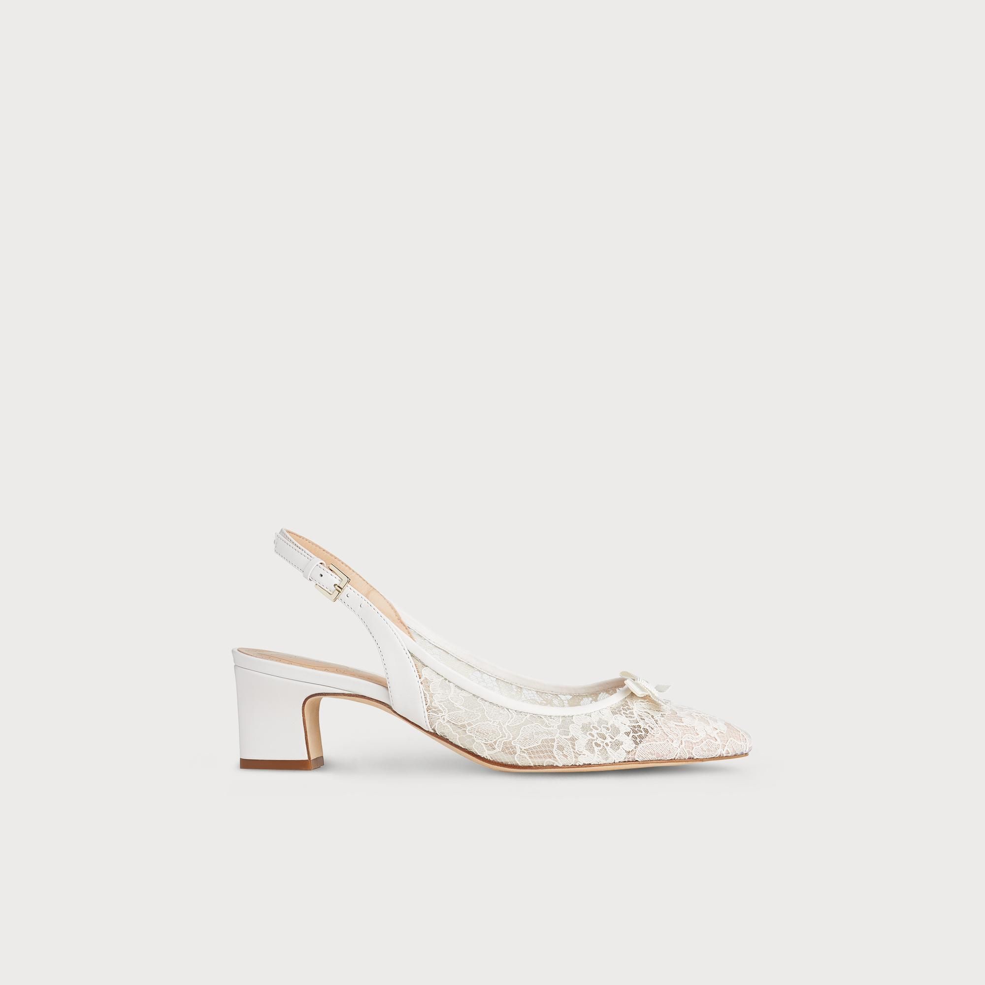 ivory slingbacks