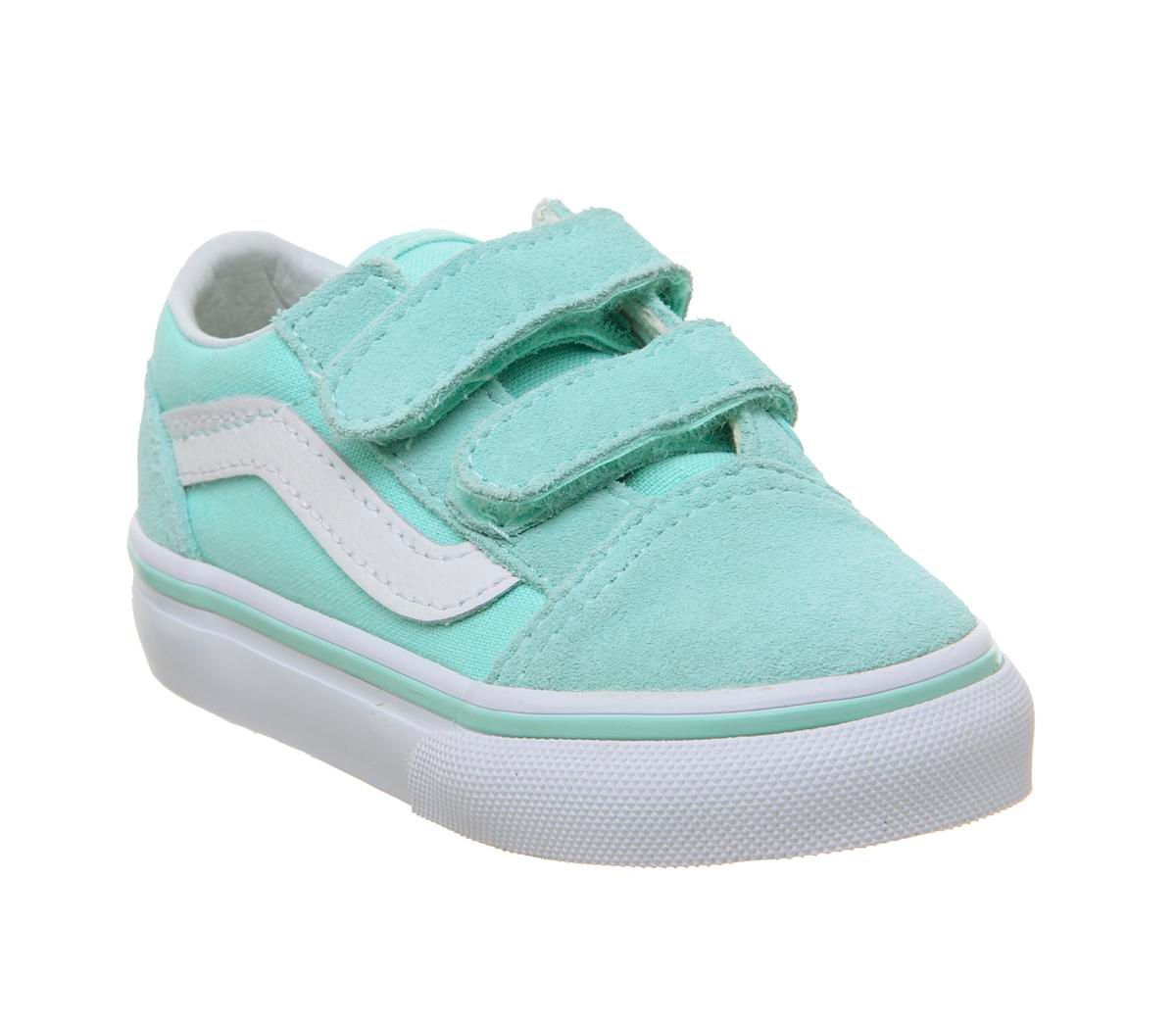 vans blue tint true white