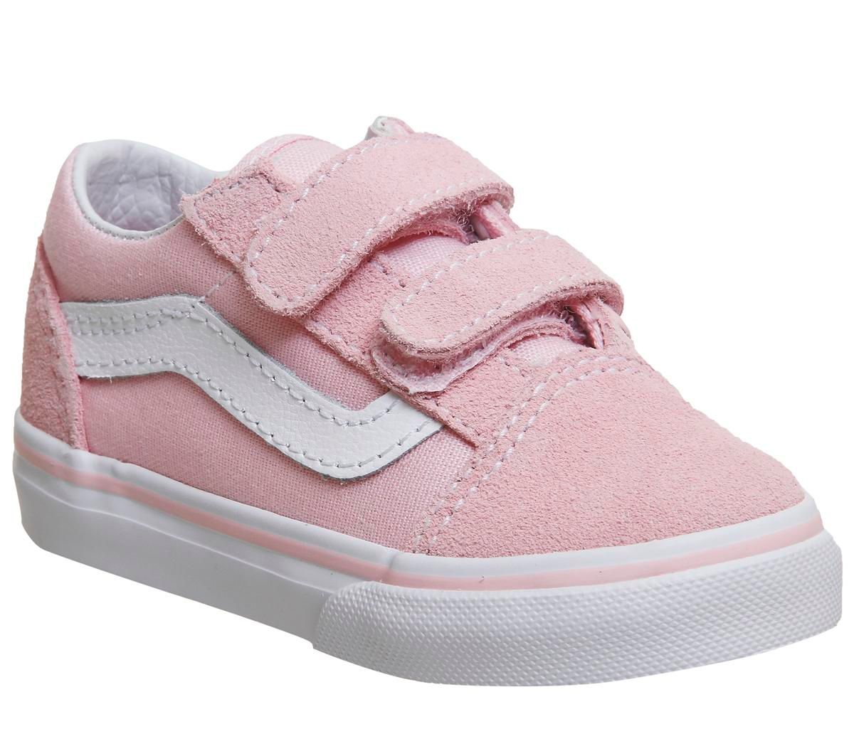 pink vans velcro