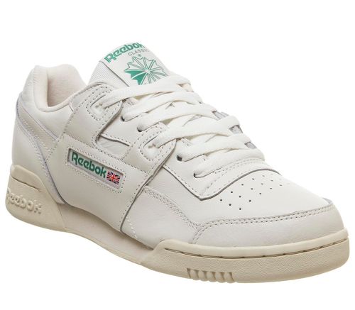 Reebok Workout VINTAGE CHALK PAPER WHITE GLEN GREEN | Compare The Oracle Reading