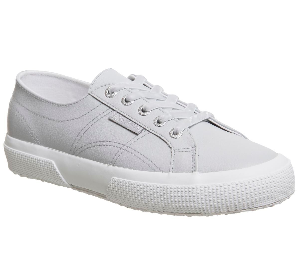 superga grey leather
