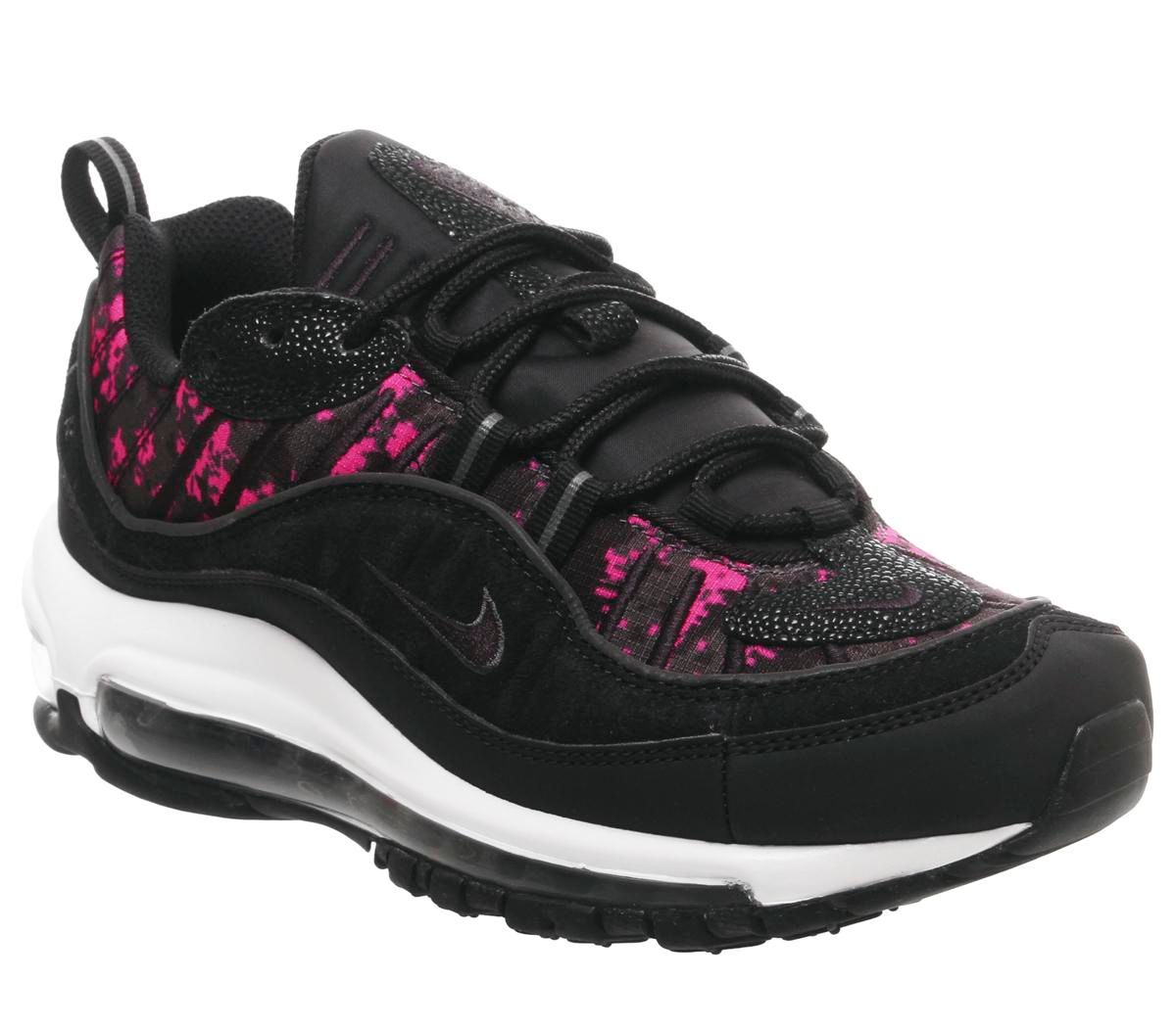 air max 98 black and pink
