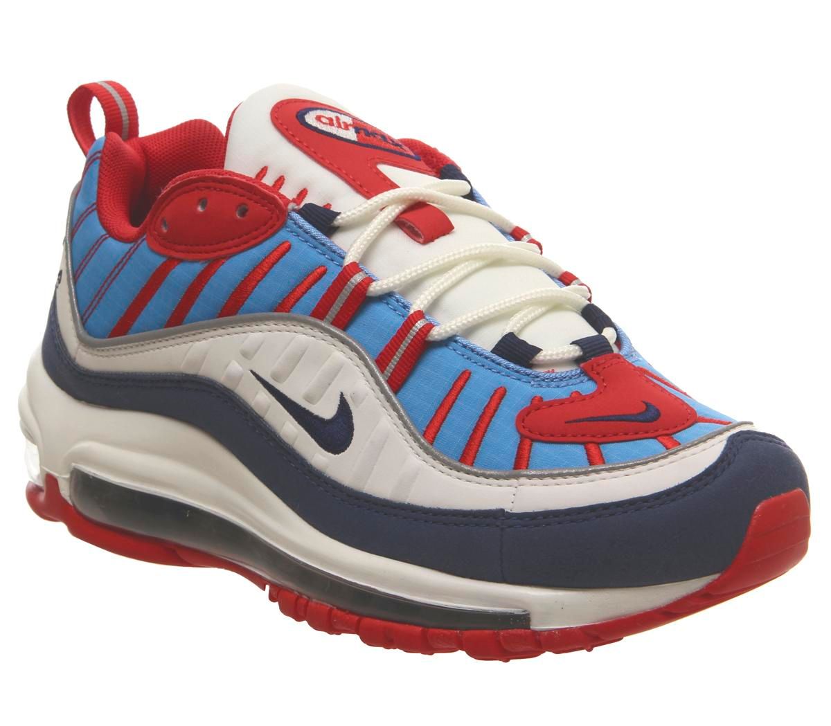 air max 98 blue white red