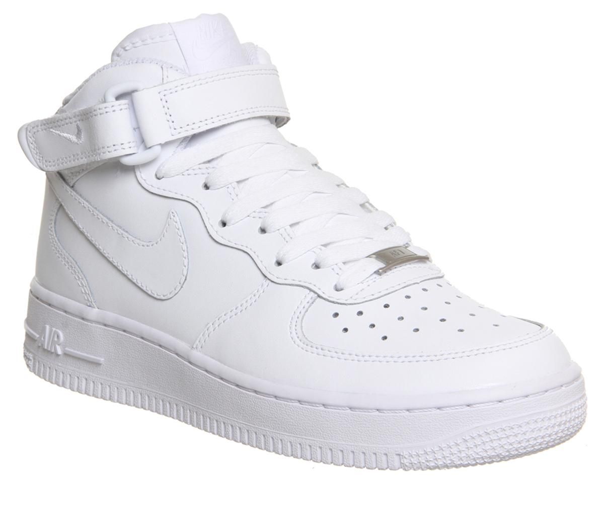 Nike Af1 Mid (g) WHITE | Compare | Silverburn Shopping Centre Glasgow