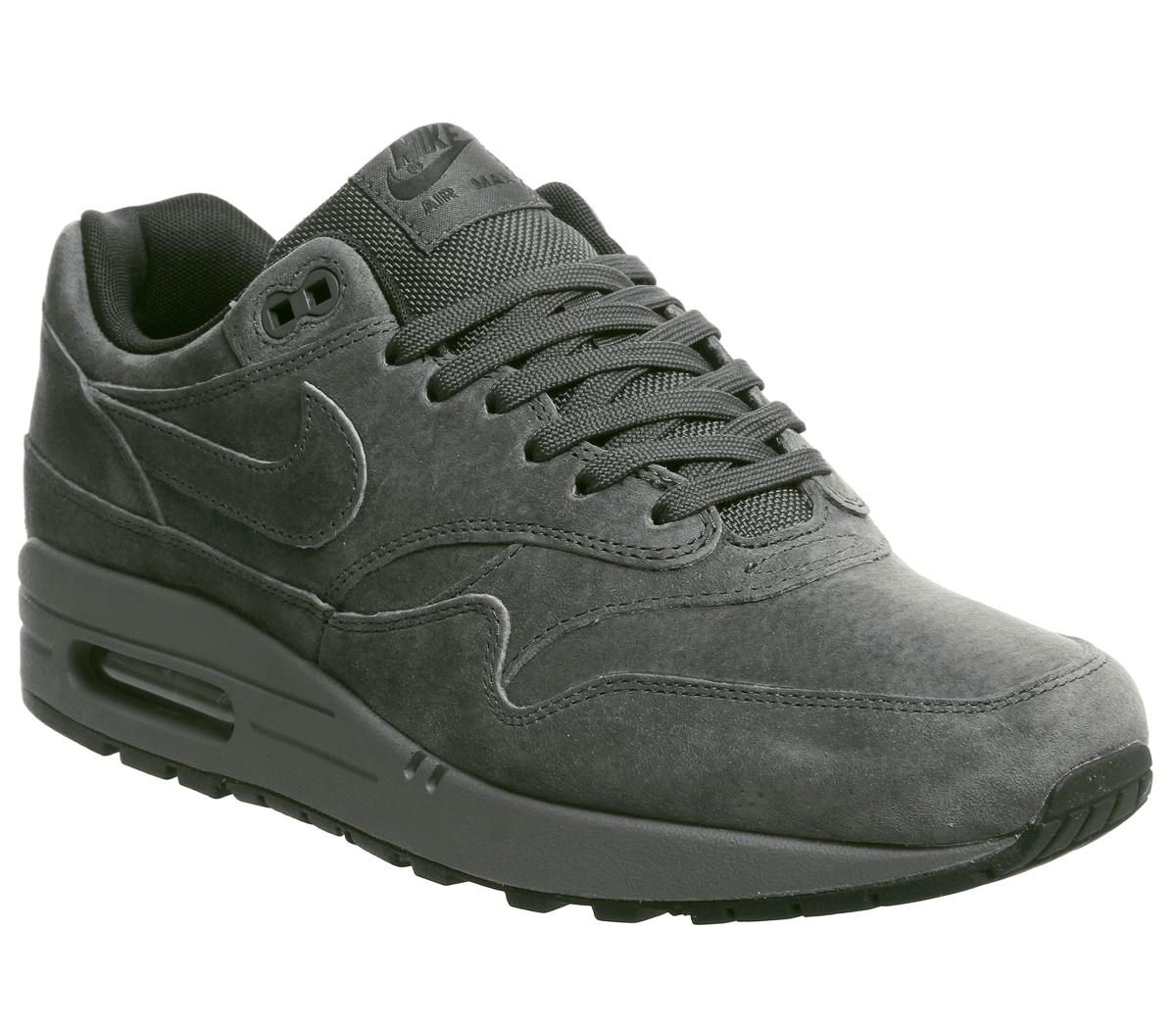 nike air max 1 black dark grey anthracite