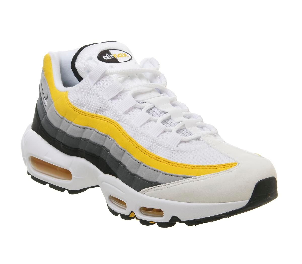 air max 95 amarillo and dark grey