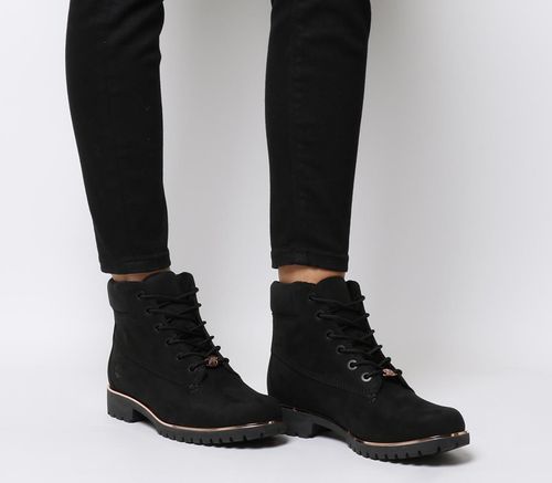 sustantivo Memoria cualquier cosa Timberland Slim Premium 6 Inch Boot BLACK ROSE GOLD RAND | Compare |  Highcross Shopping Centre Leicester