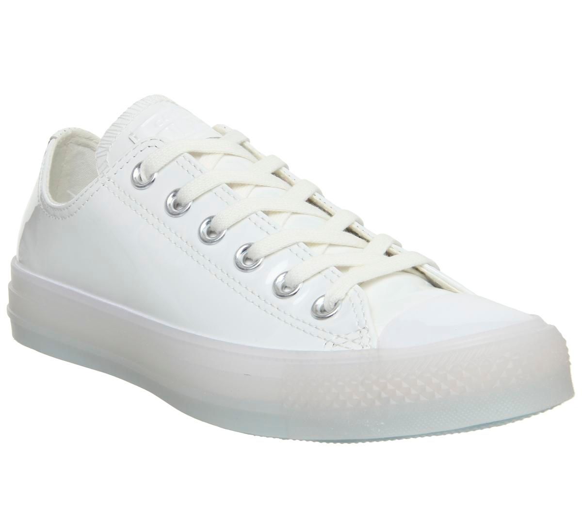 converse converse all star low trainers egret white rainbow exclusive