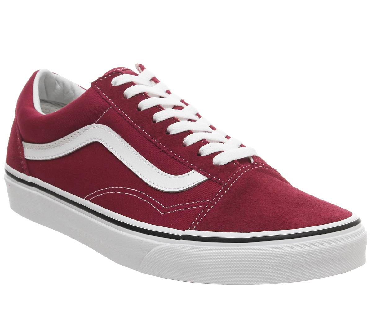 rumba red vans old skool