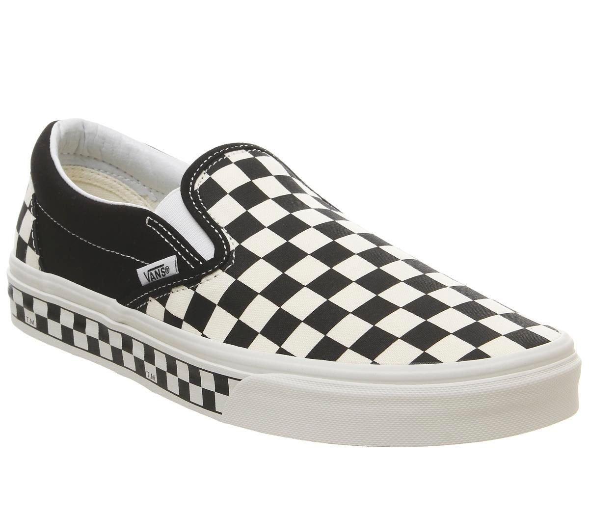 checkered bottom vans