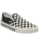 Vans Classic Slip On BLACK WHITE CHECKERBOARD EXCLUSIVE,White and Black,Black,Pink,Multi,Green