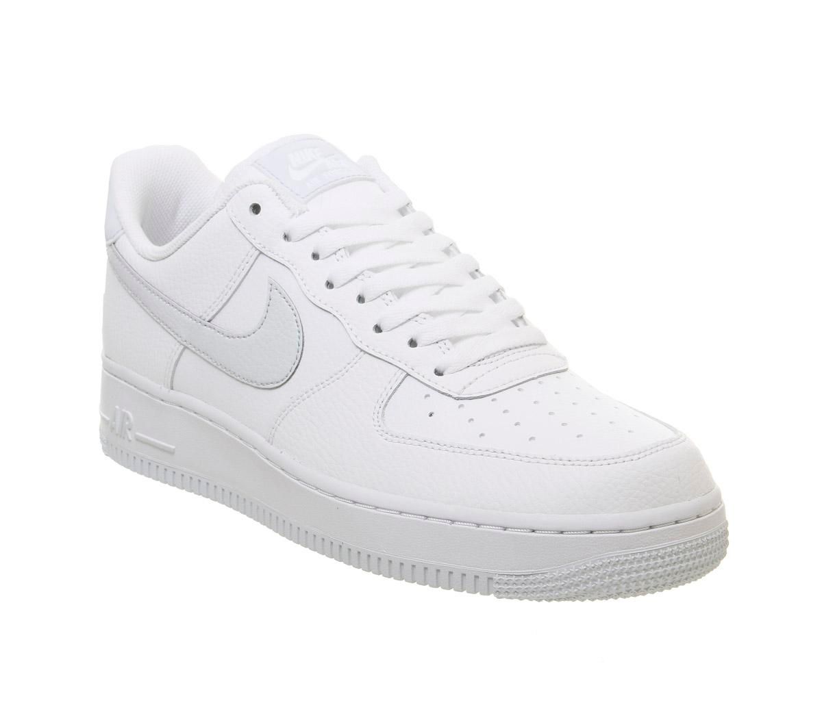 air force 1 07 white pure platinum metallic silver