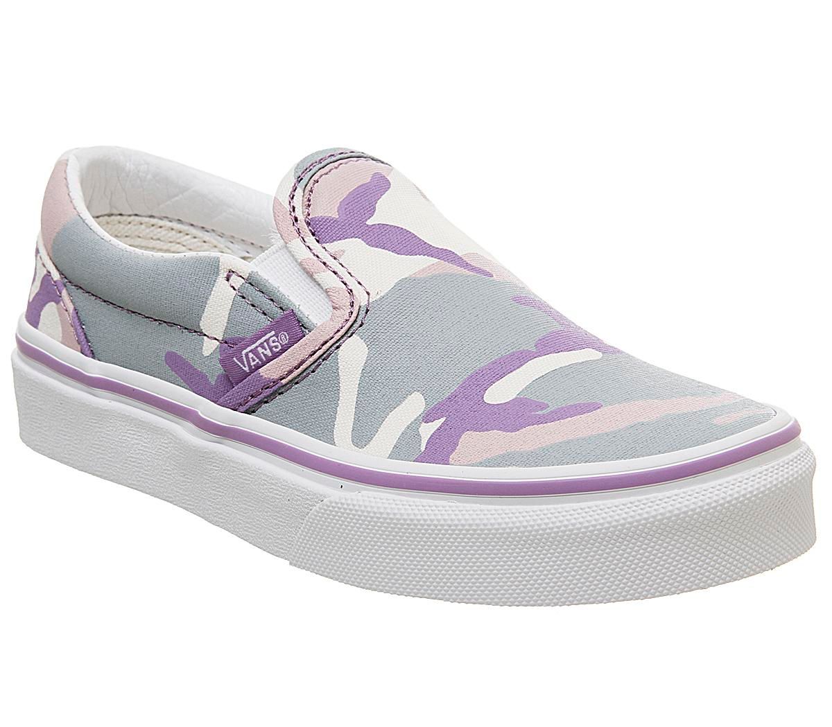 pastel camo vans