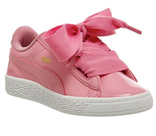Puma Basket Heart Ps PINK PATENT | Compare Highcross Shopping Centre Leicester