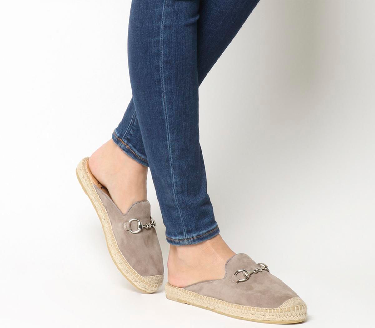 Kanna Dora Mule GREY SUEDE Compare Cabot Circus