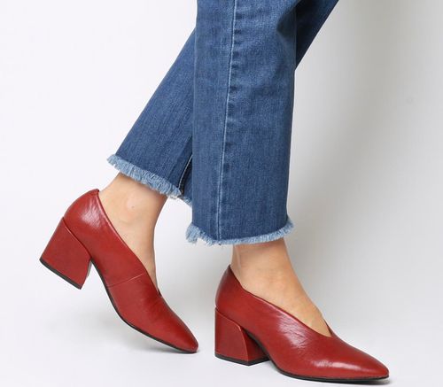 Vagabond Olivia Heel RED LEATHER Compare | One New