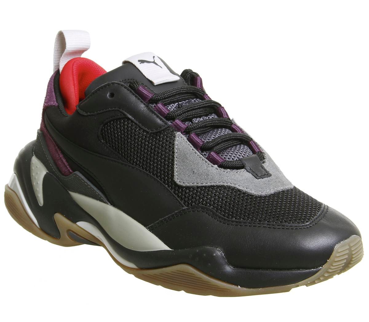 Puma Thunder Spectra BLACK GREY PURPLE GUM Compare Cabot Circus