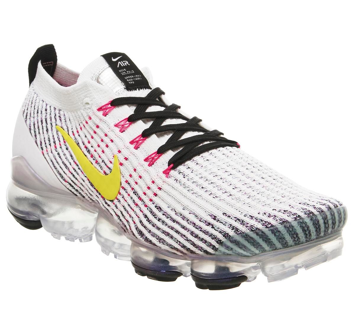 vapormax white dynamic yellow