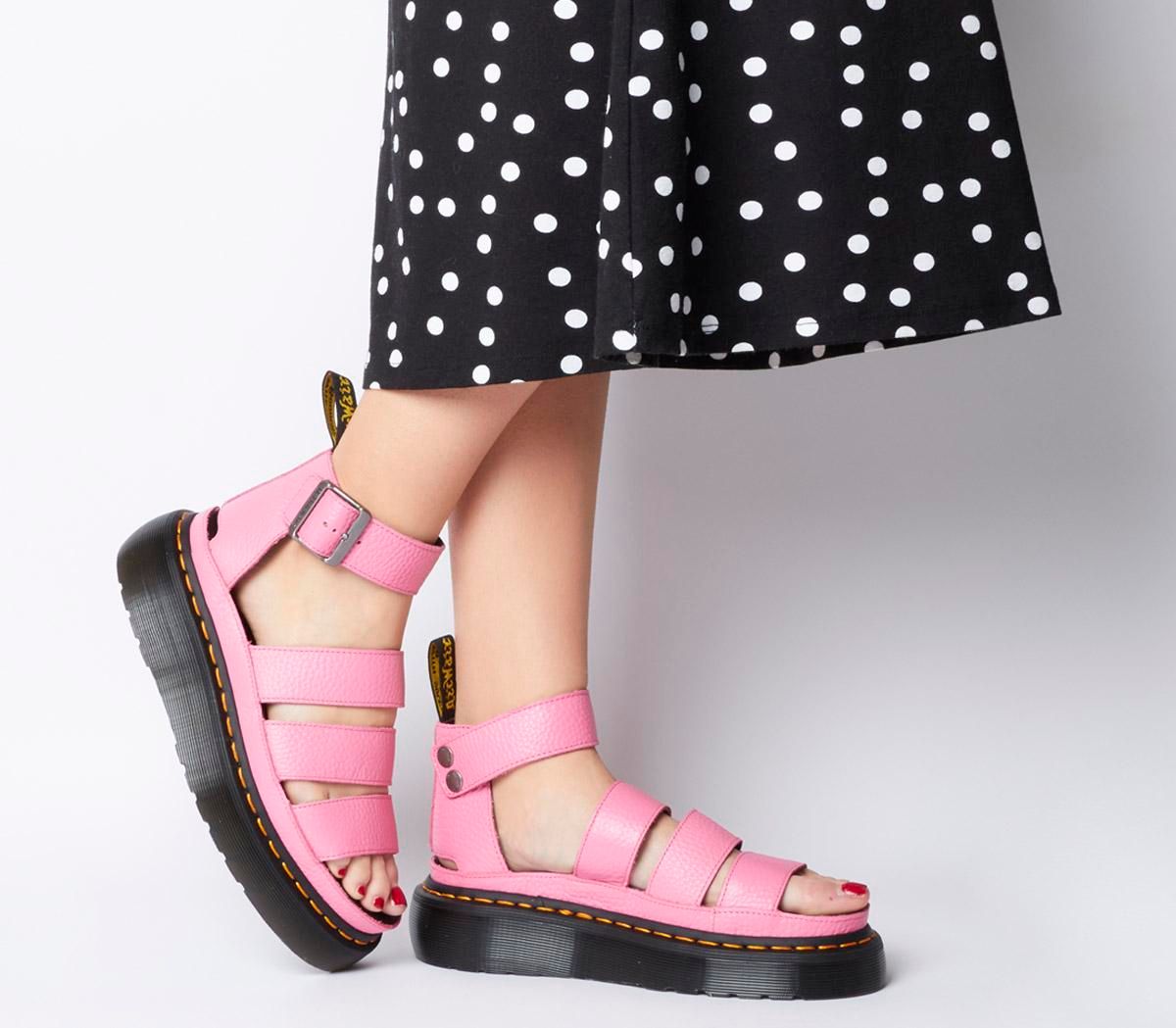 Pink clarissa sales dr martens