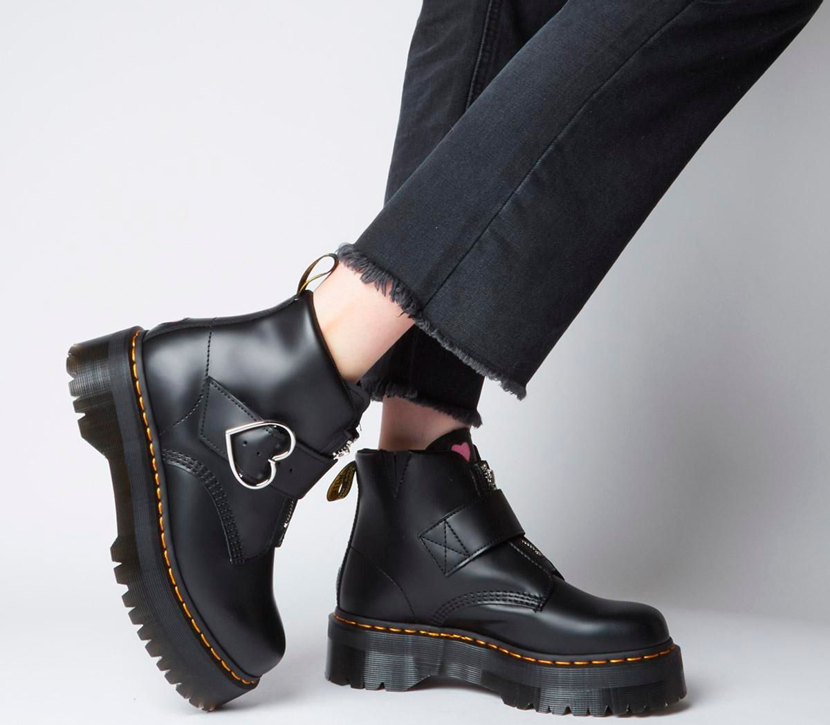 Dr. Martens Buckle Boot Lazy Oaf BLACK | Compare | Trinity Leeds