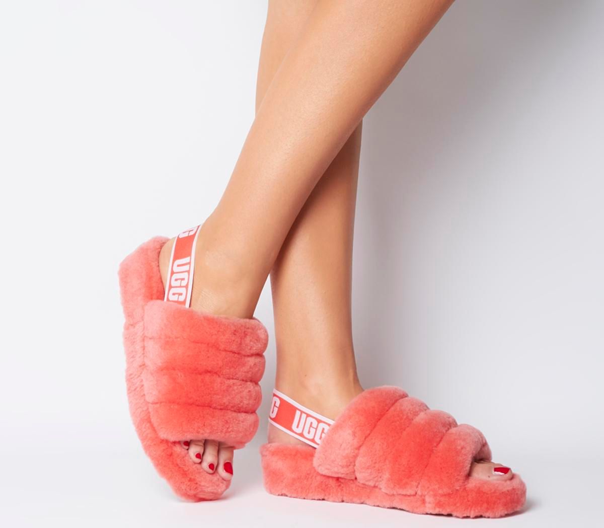 coral ugg slippers